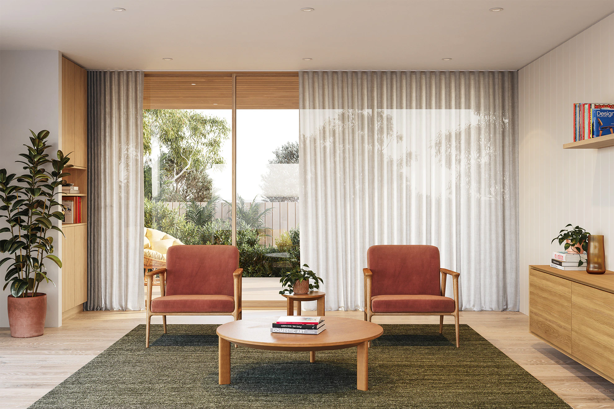 Bridget Sheer Curtains in Quartz
