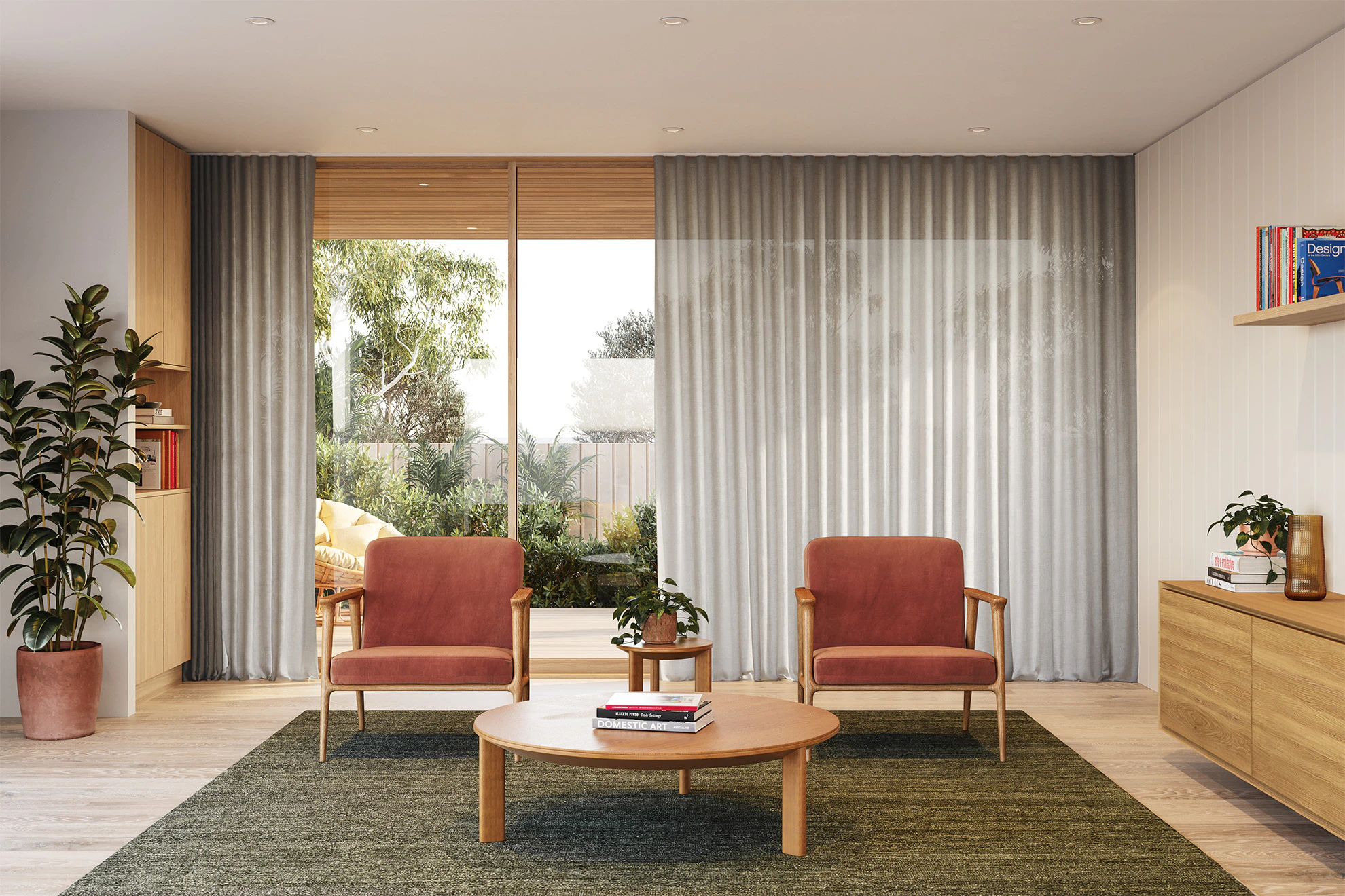 Millie Sheer Curtains in Flint