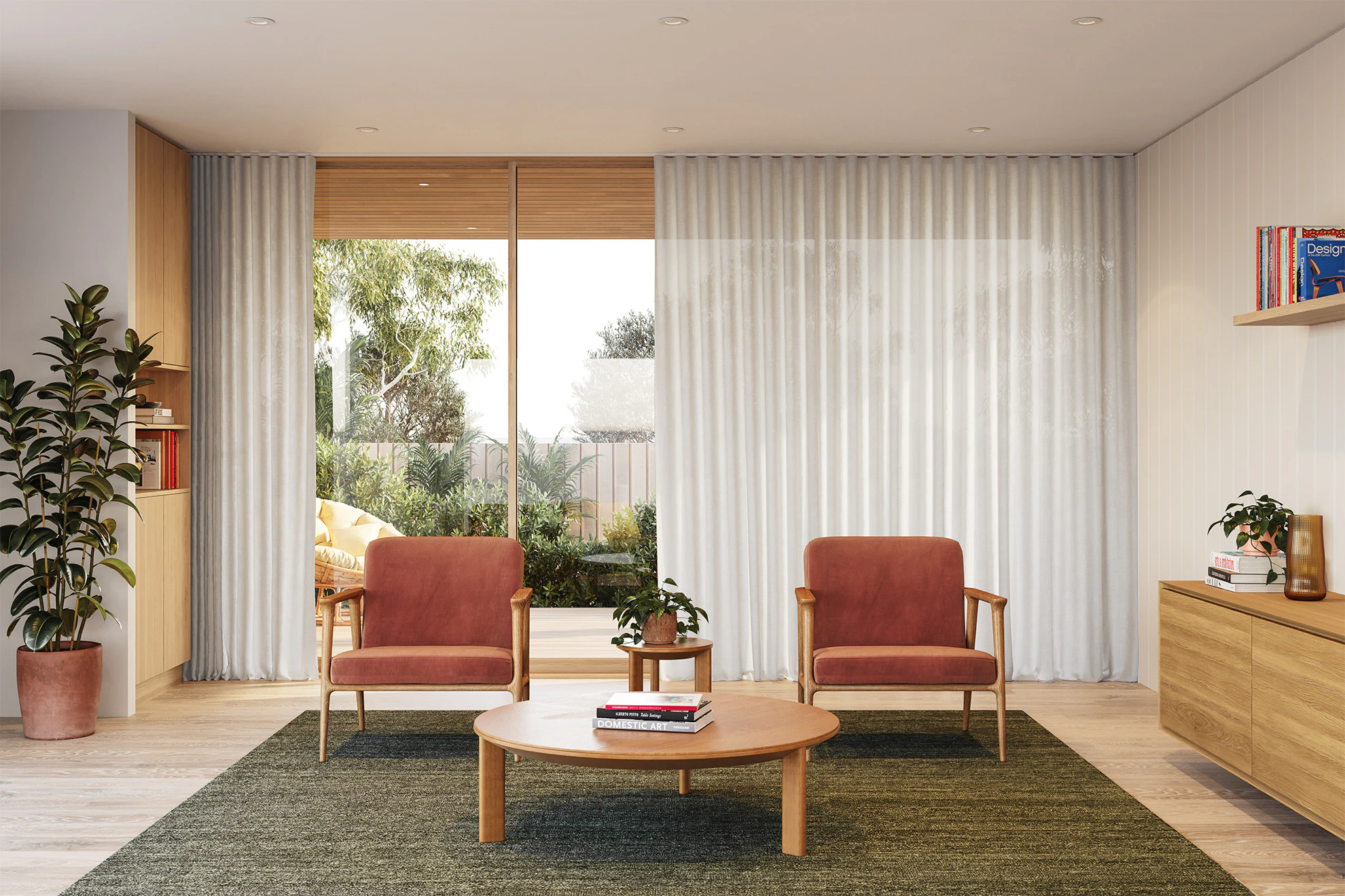 Millie Sheer Curtains in Shell