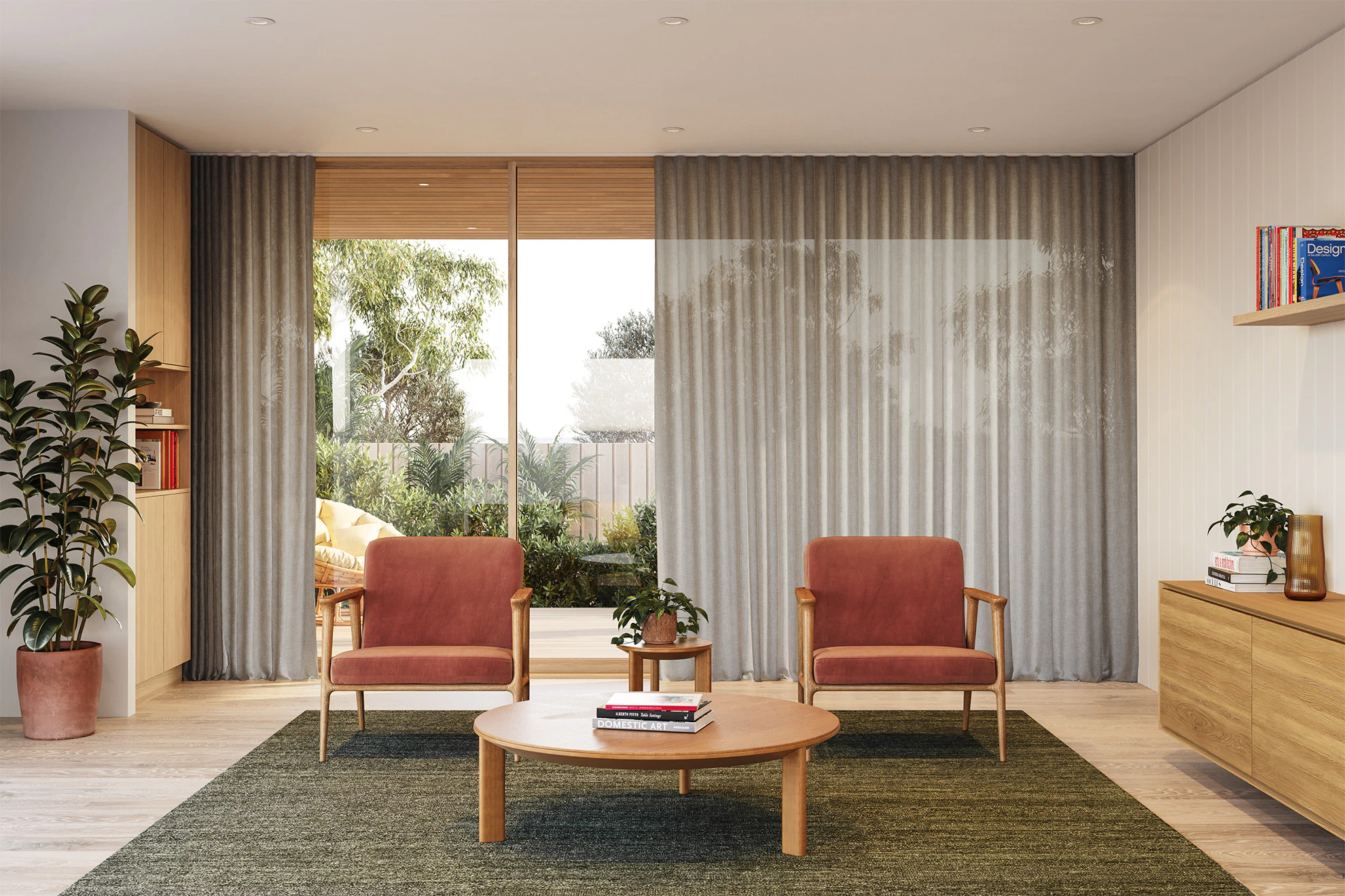 Lisa Sheer Curtains in Linen