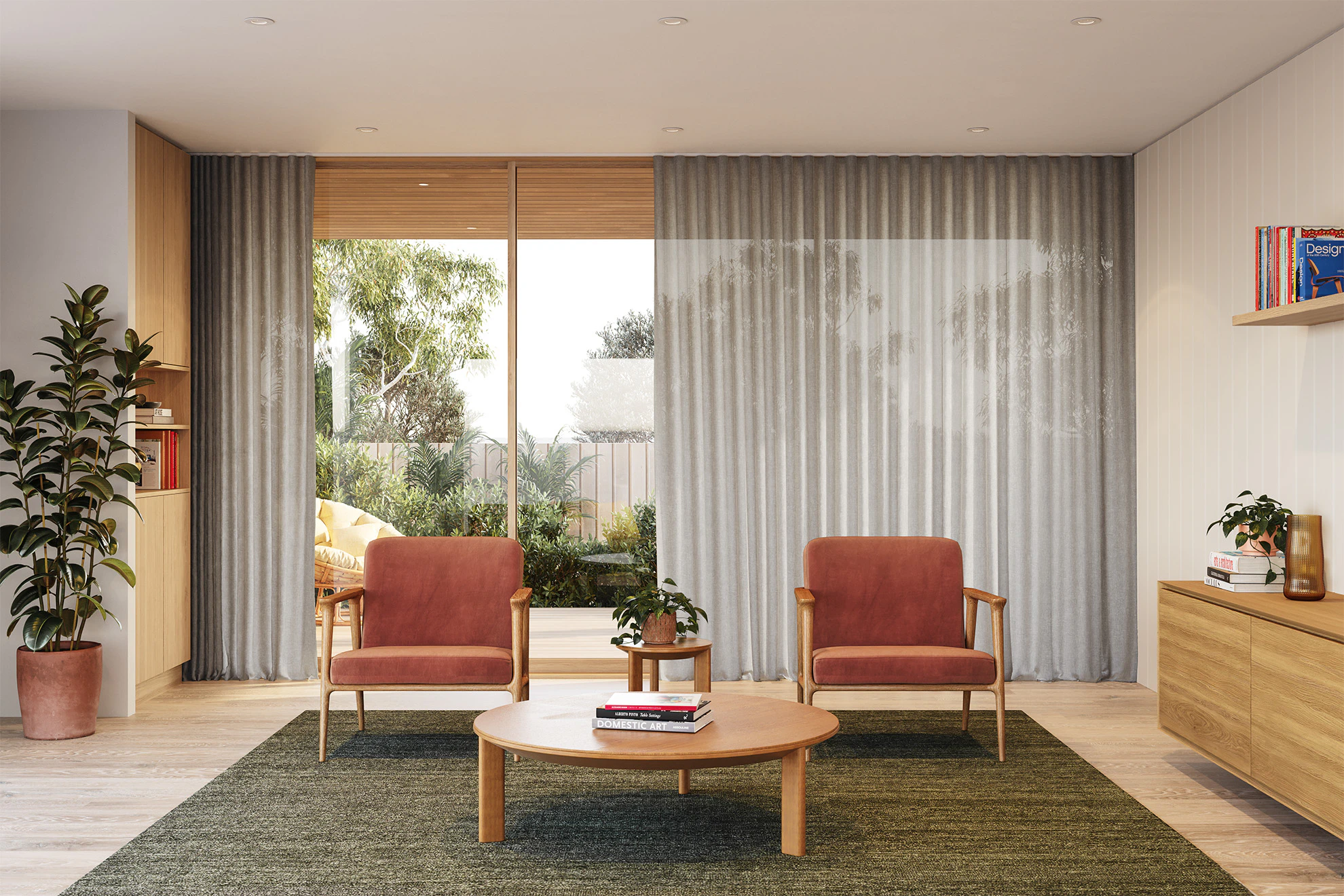 Lisa Sheer Curtains in Mist
