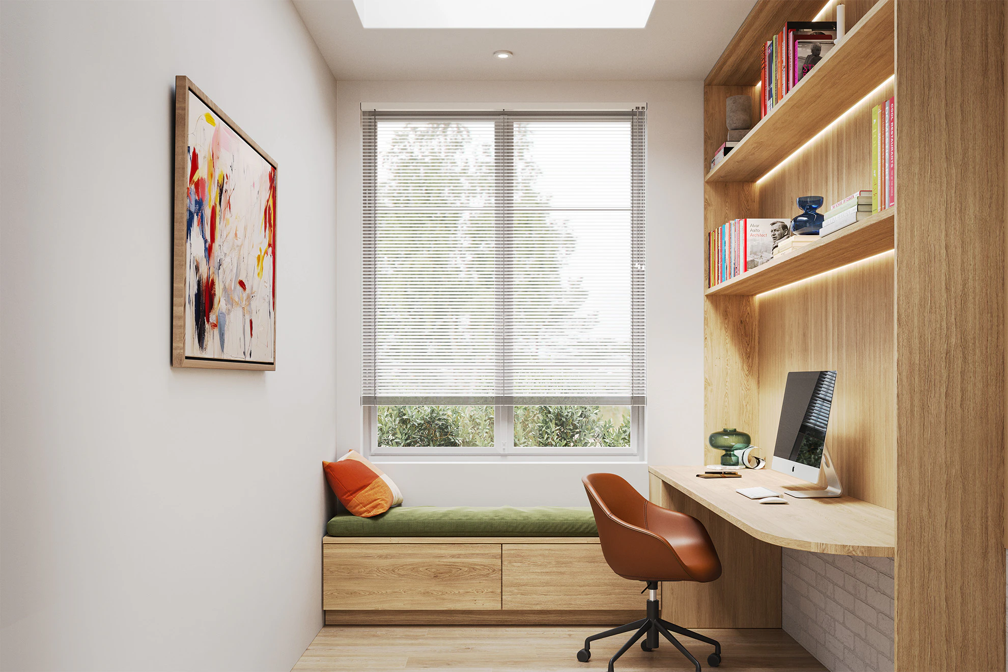 25mm Aluminium Aluminium Venetian Blinds in China White
