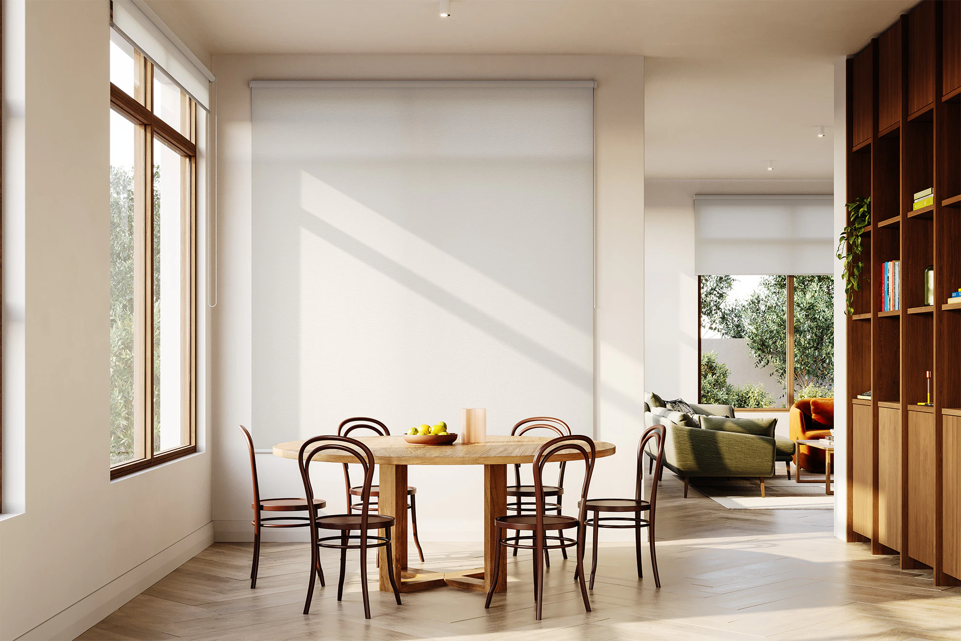 Jessica Light Filter Roller Blinds in Ice Grey