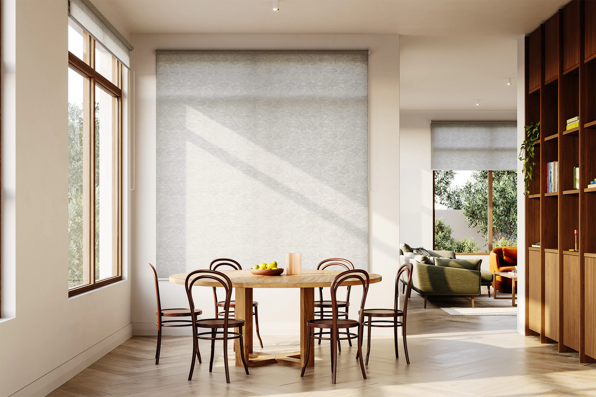 Lucy Light Filter Roller Blinds in Graphite