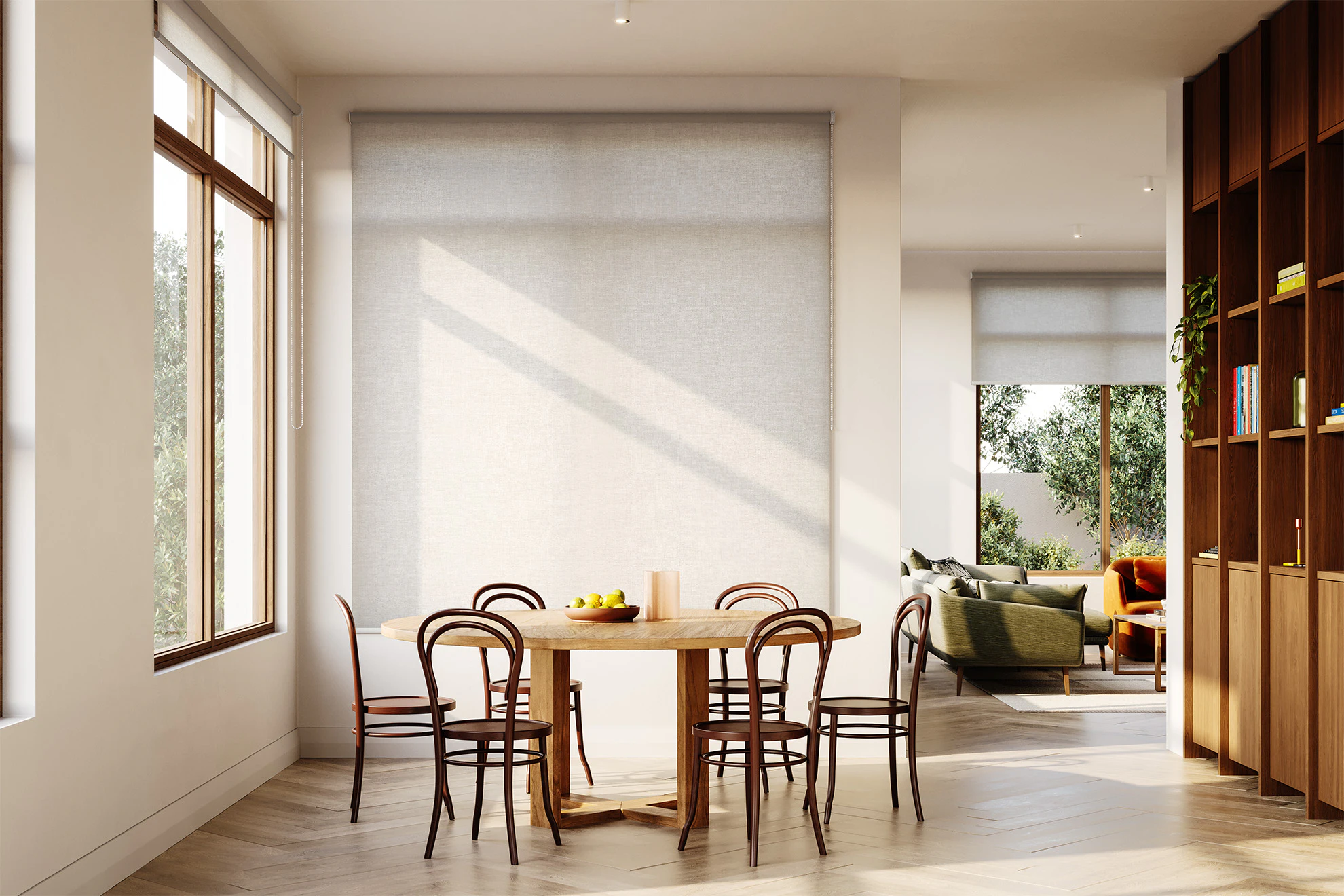Marion Light Filter Roller Blinds in Owl