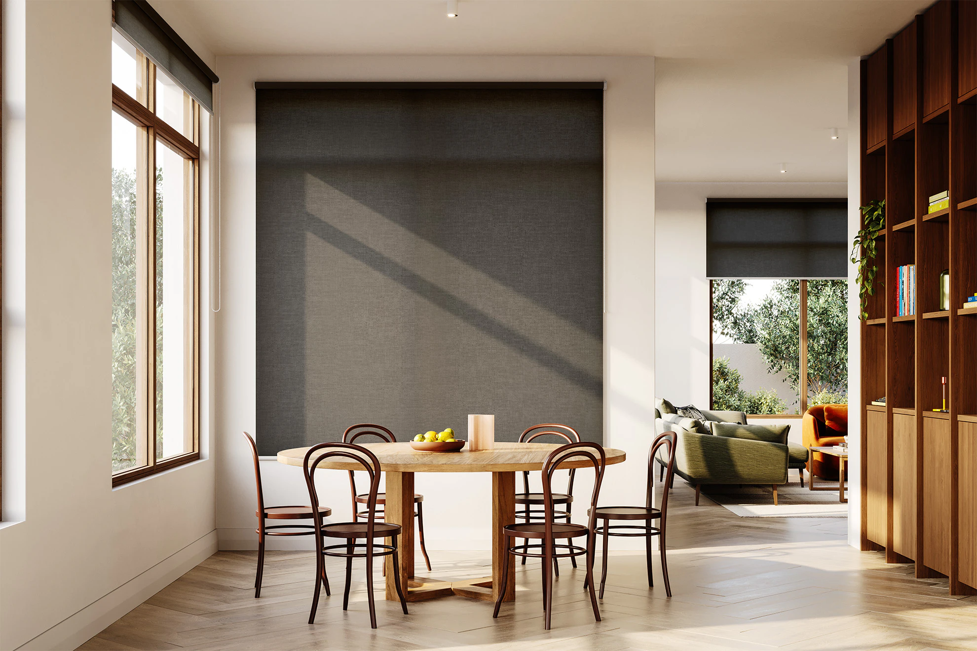 Marion Light Filter Roller Blinds in Granite