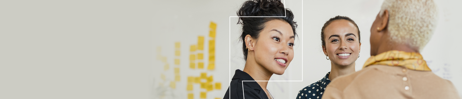 Colleagues speaking with each other