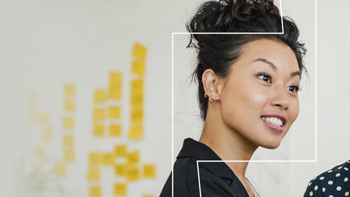 Three women having a pleasant conversation