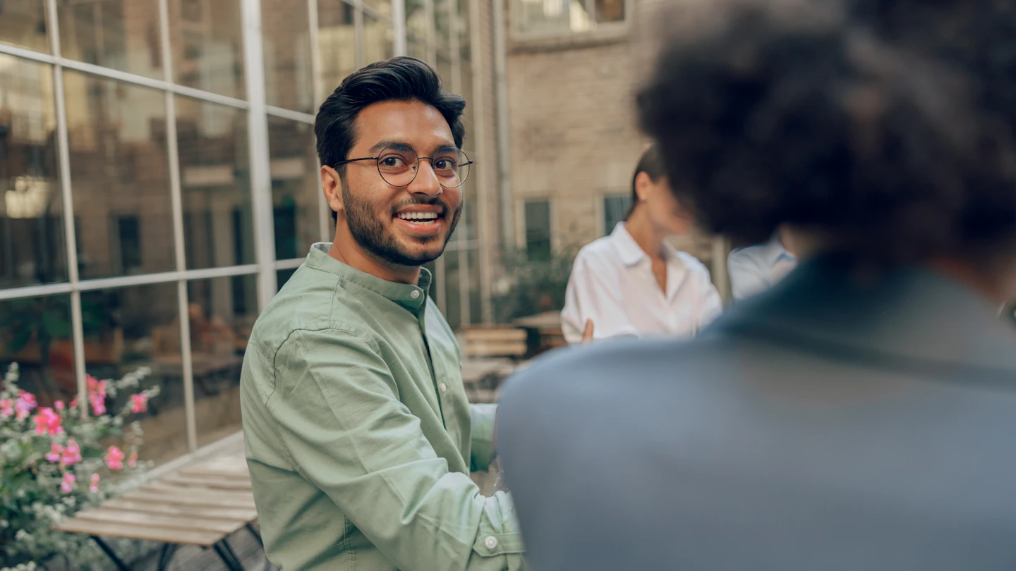 PSK About Us Smiling male