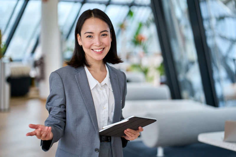 Woman portrait office