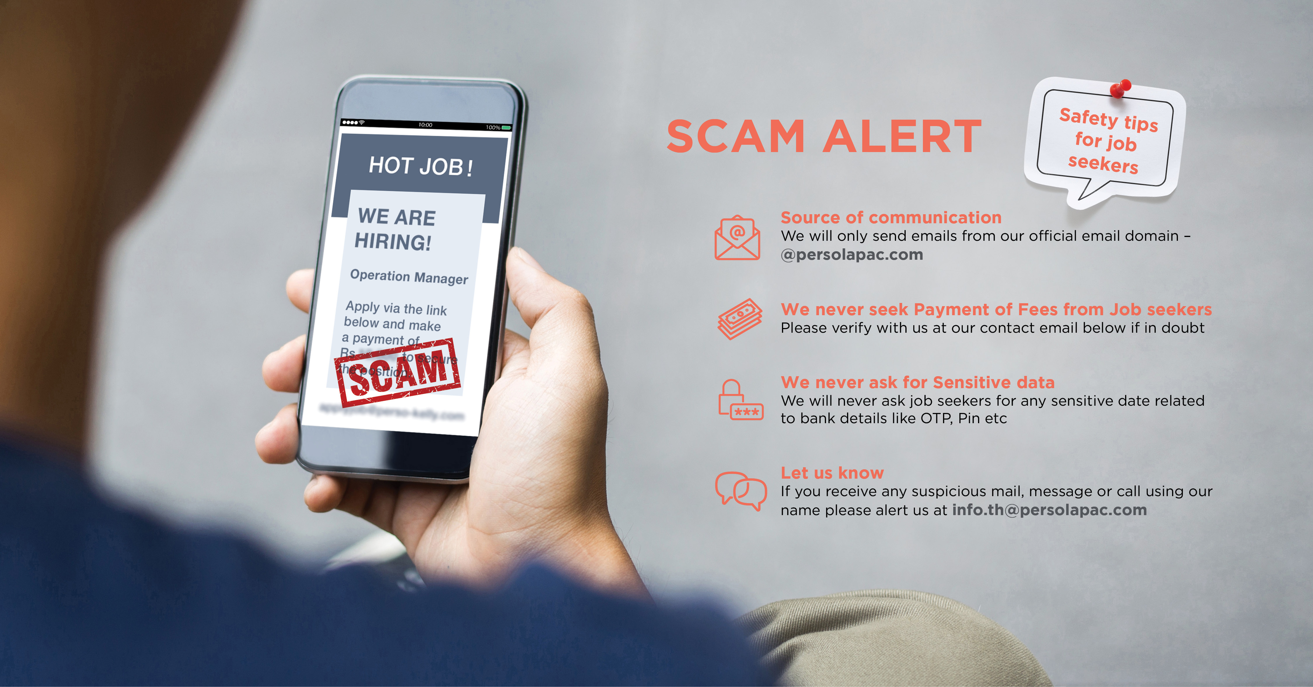 scam alert poster