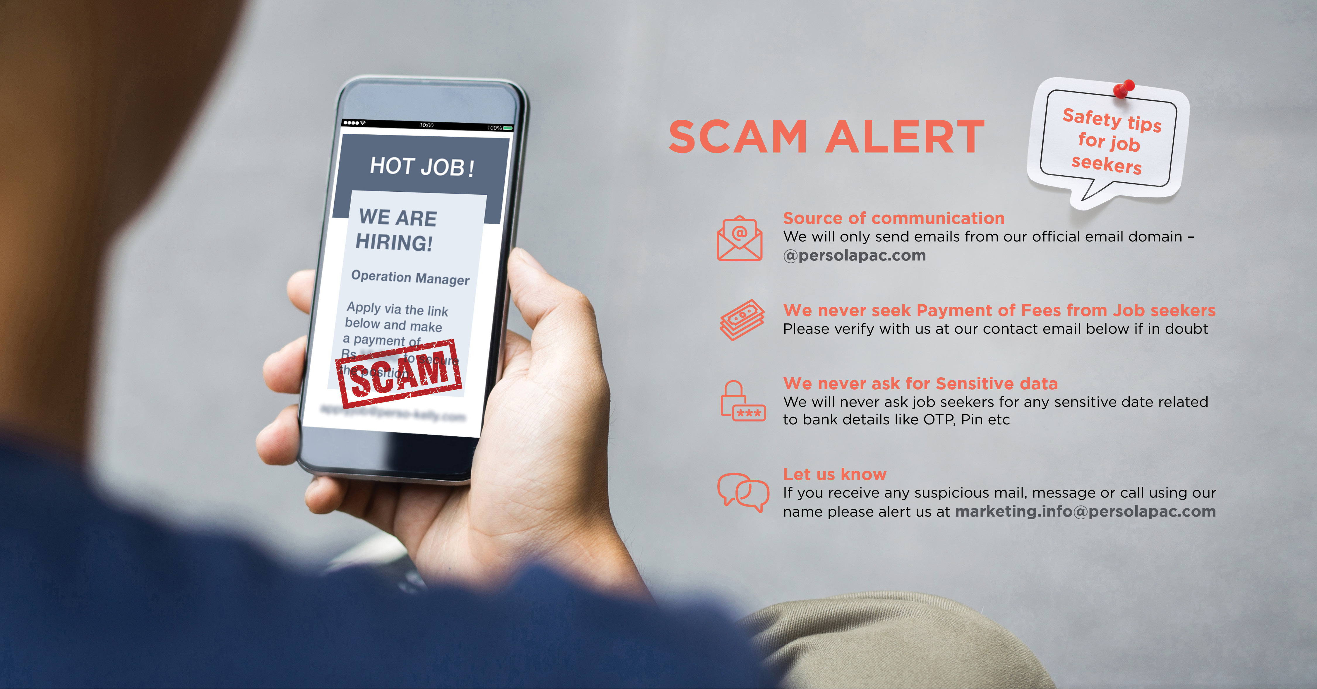 scam alert poster