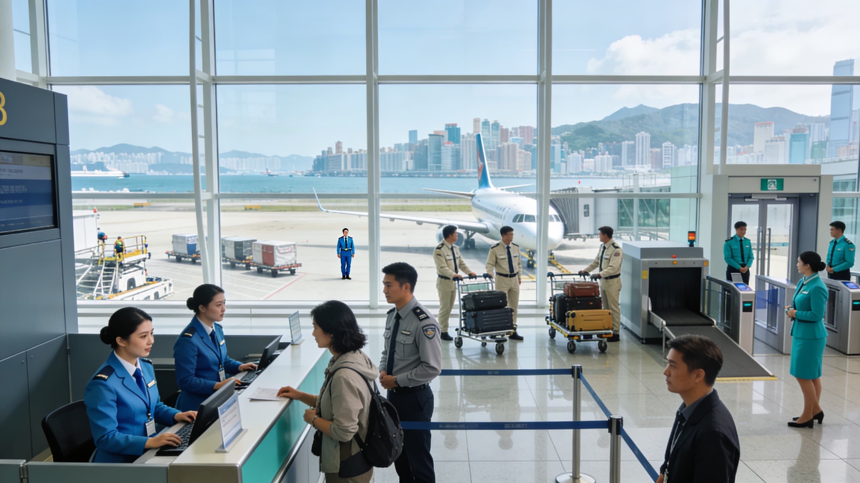 Popular positions at Hong Kong International Airport