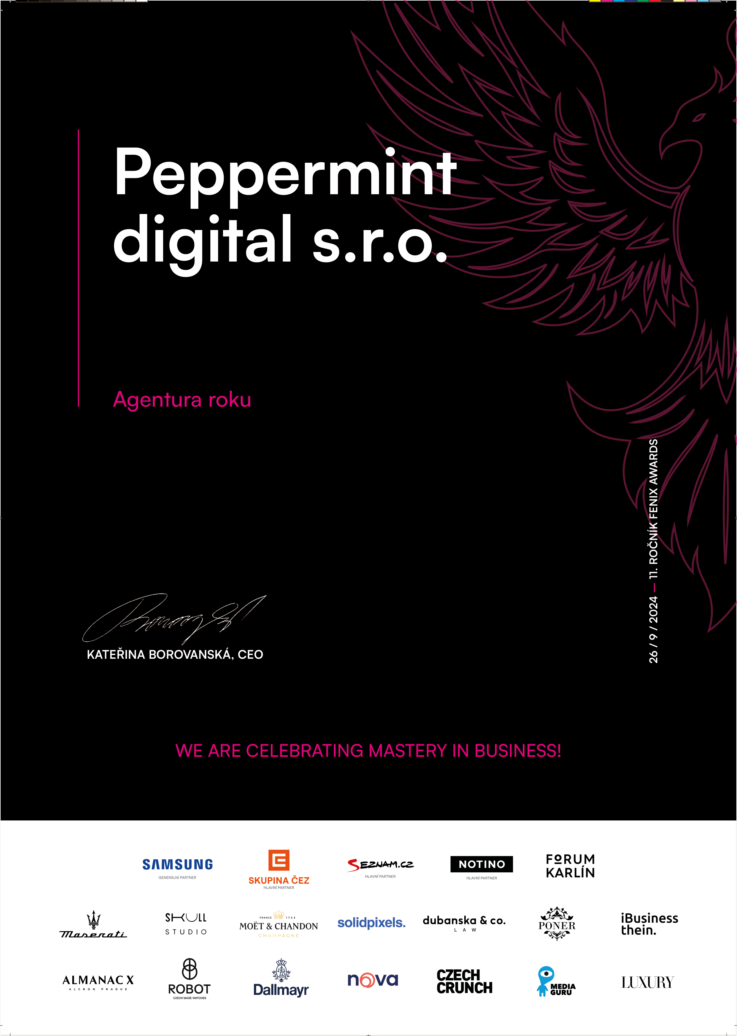 Peppermint digital s.r.o., Agency of the year