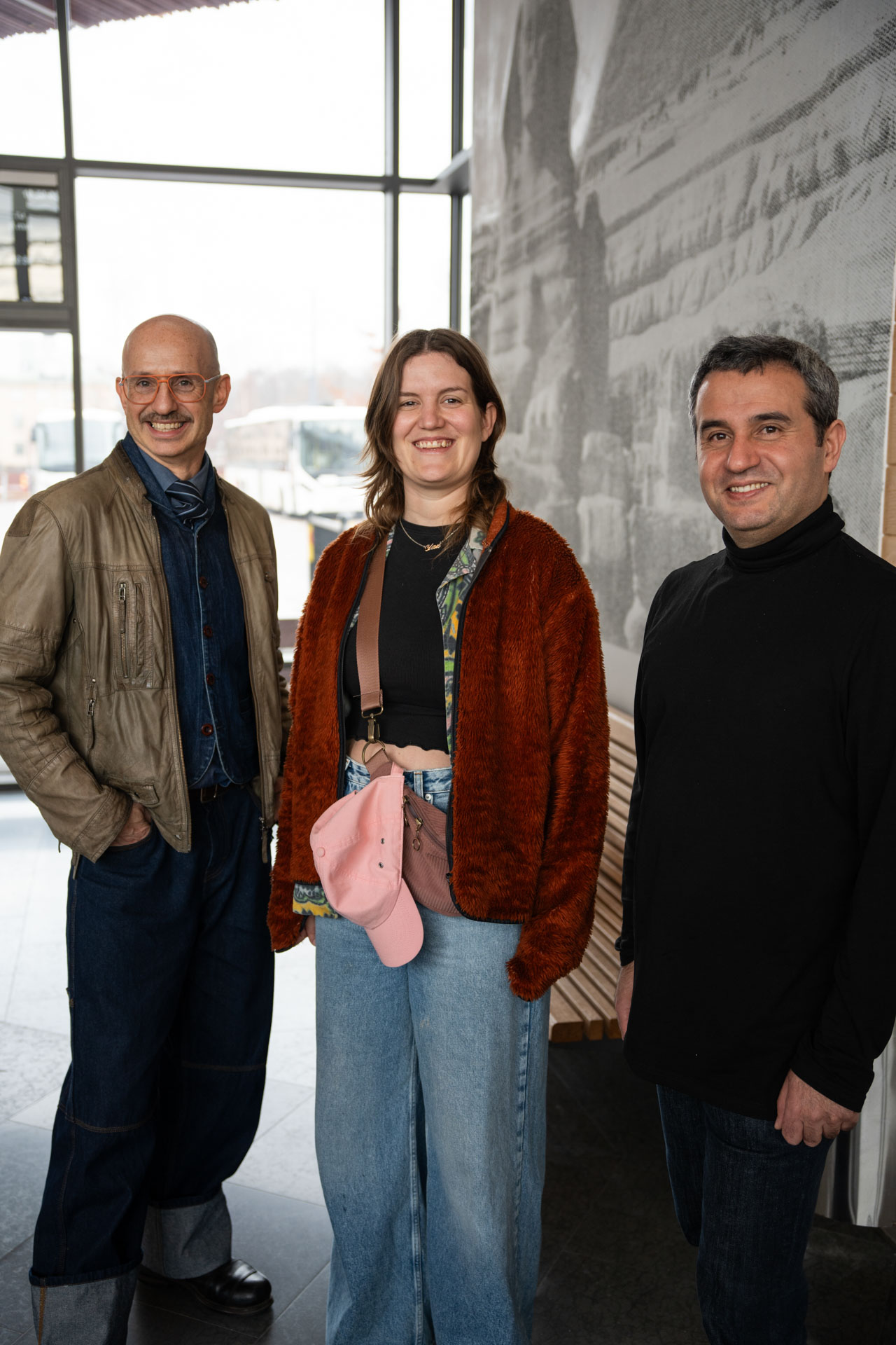 Stuart Mayes, Siri Bertling Kara och Muhammad Ali. Foto: Sofia Ekström