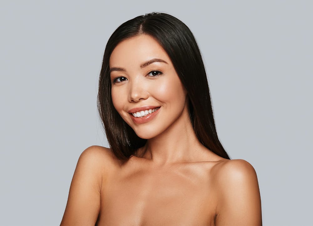 woman smiling