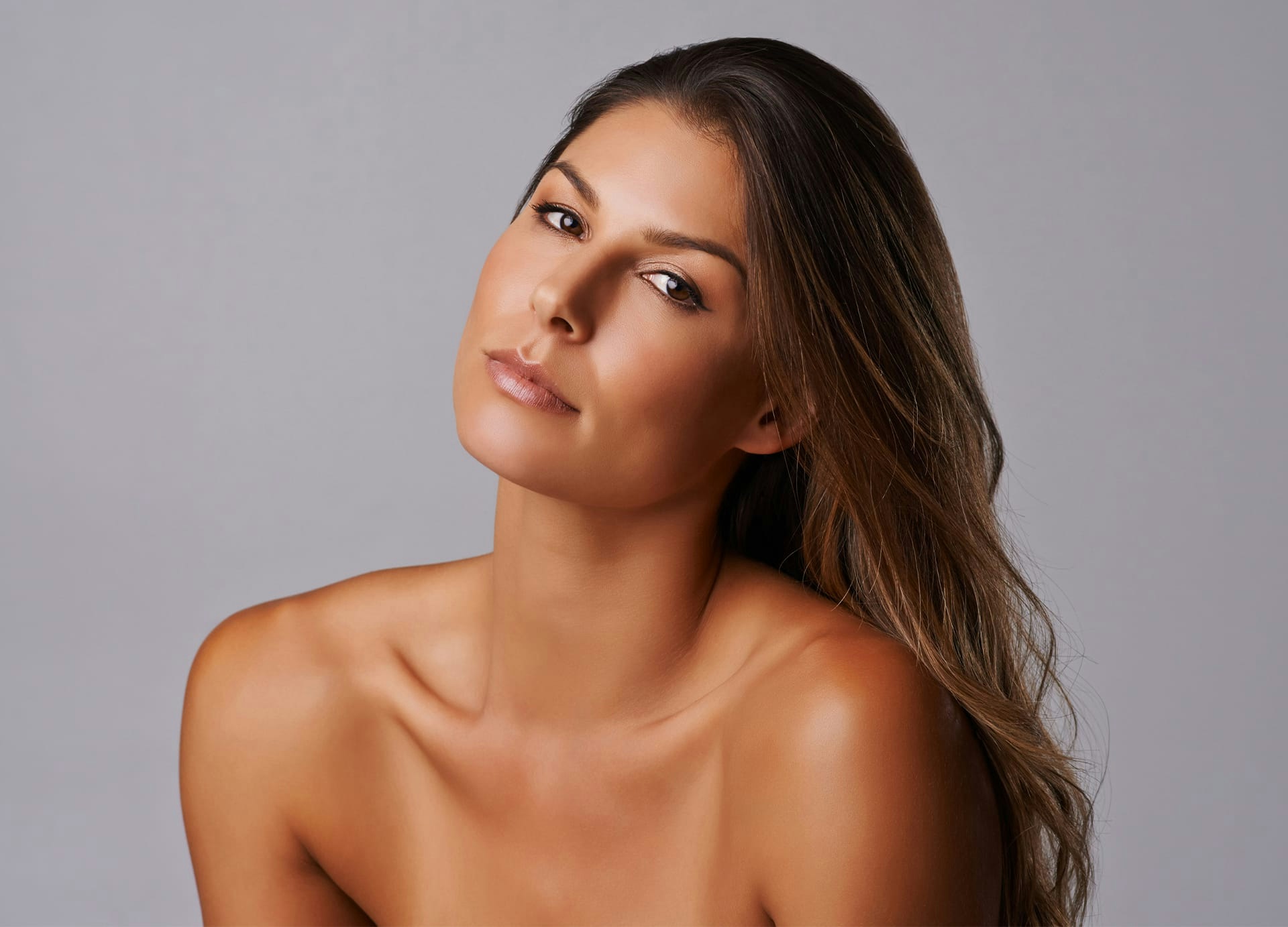 Woman smiling