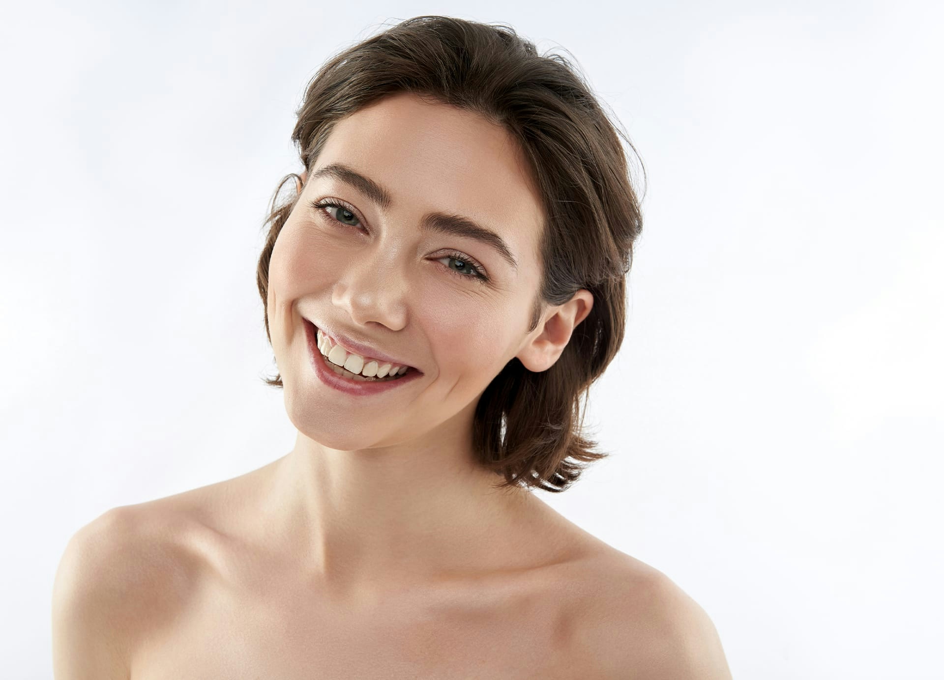 woman smiling