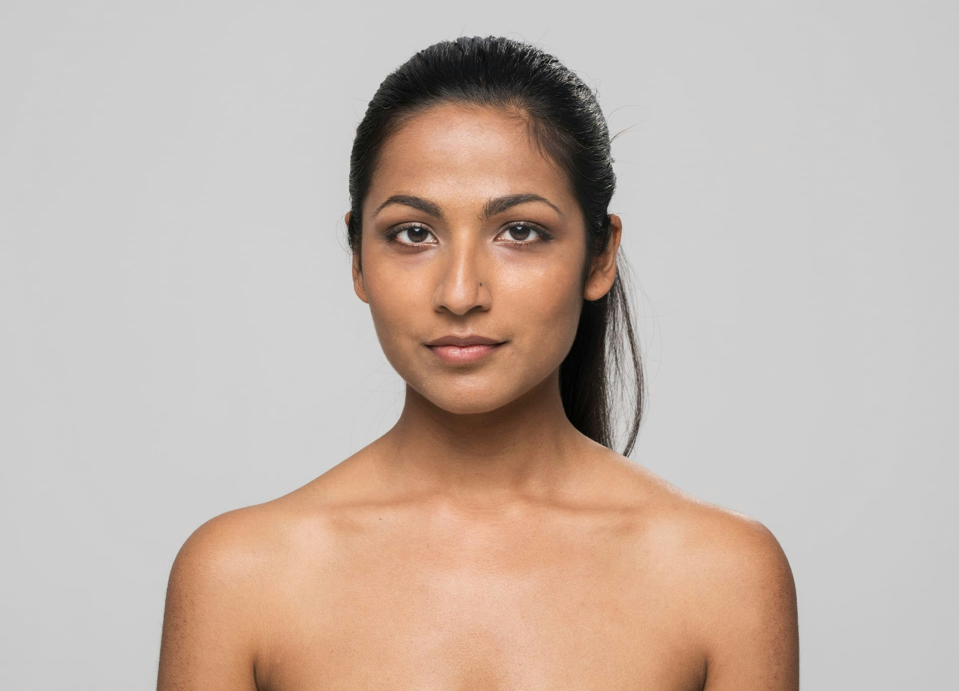woman smiling