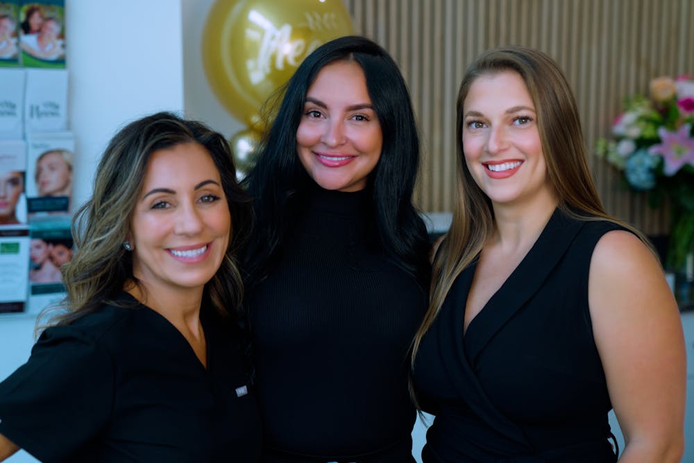 Women Posing Together