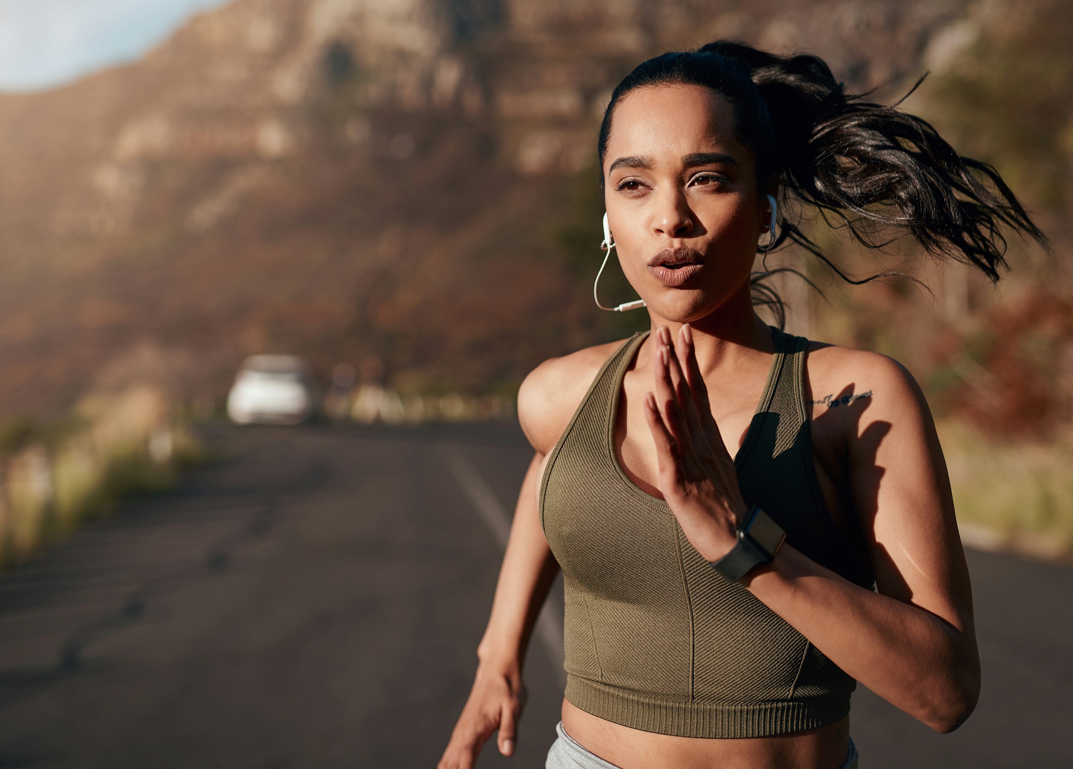Woman running