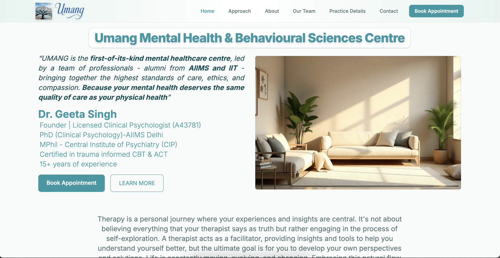 Umang Mental Health screenshot 1
