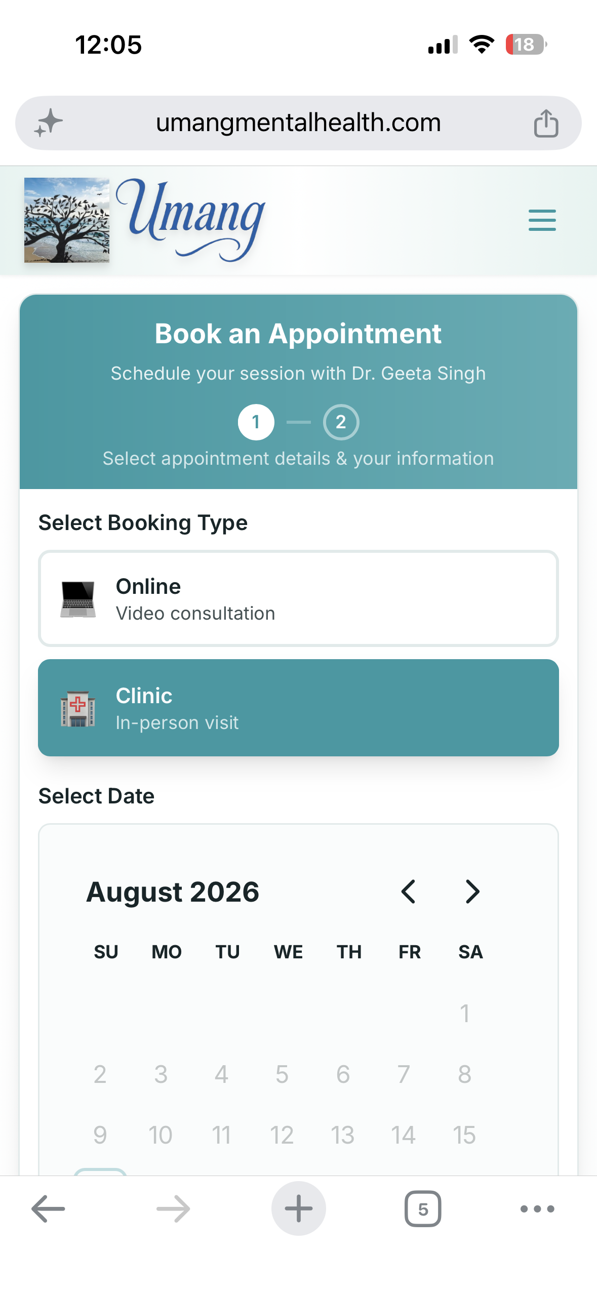 Umang Mental Health screenshot 3