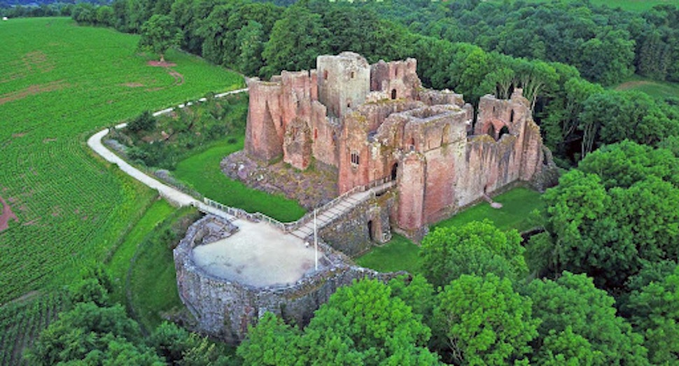 Goodrich Castle Sky View