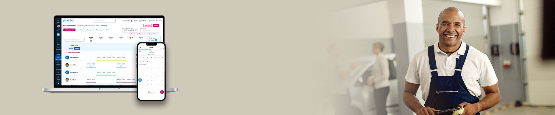 BrightHR software banner CTA