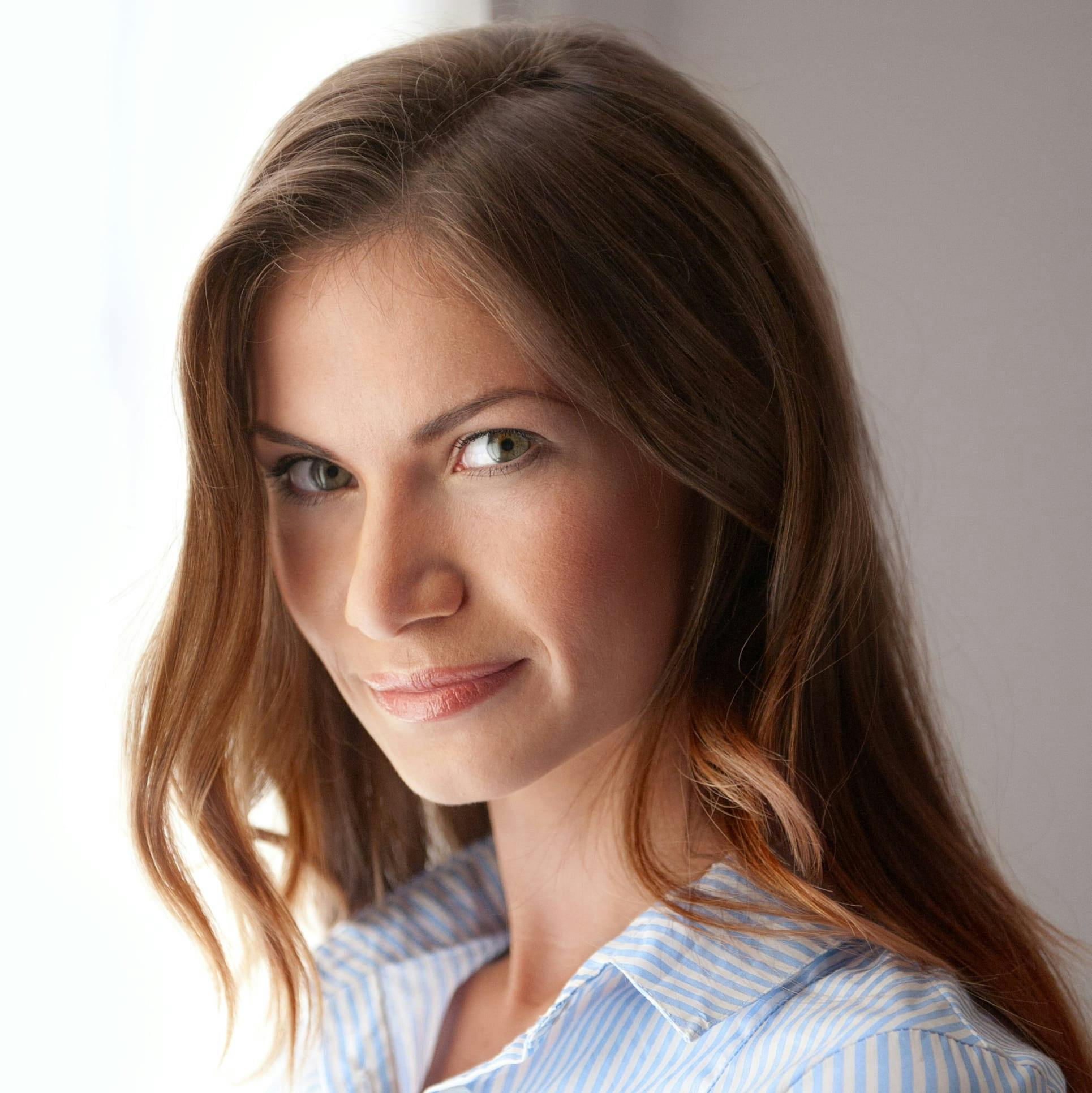 Close-up of a woman's face