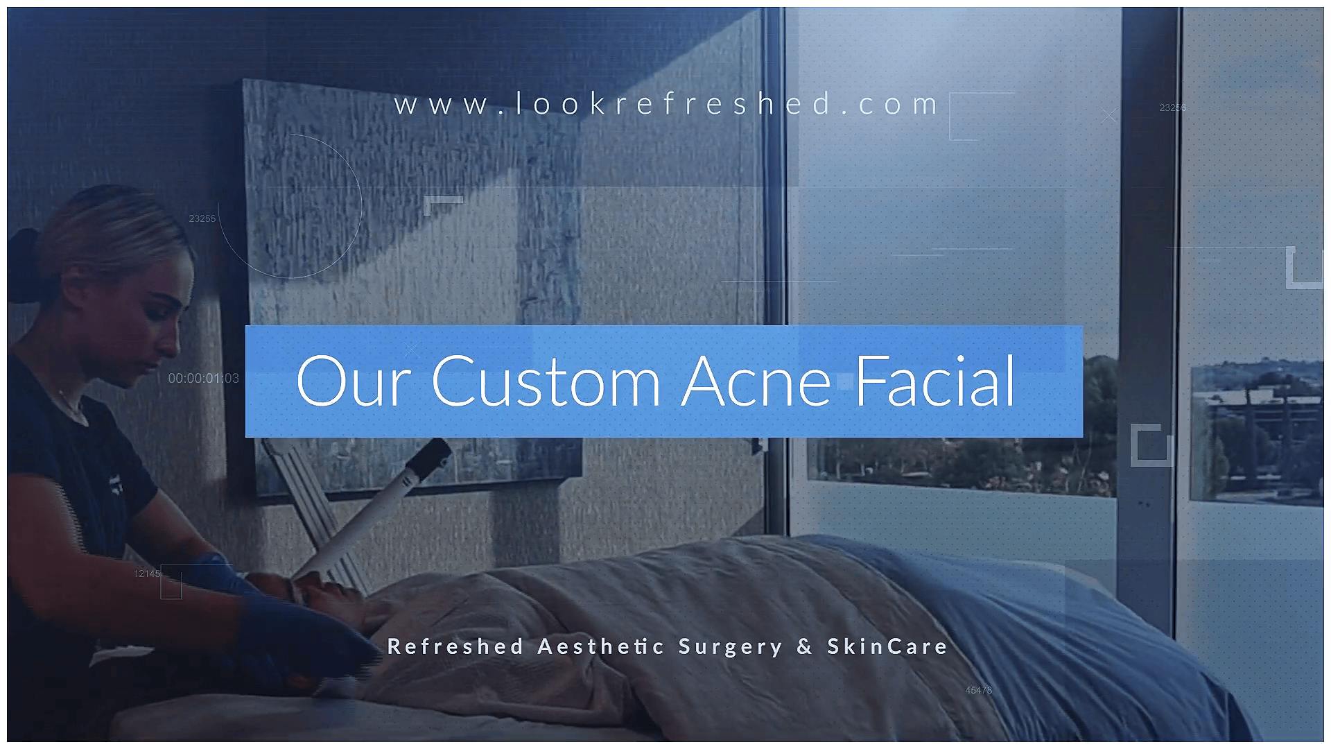 custom acne facial