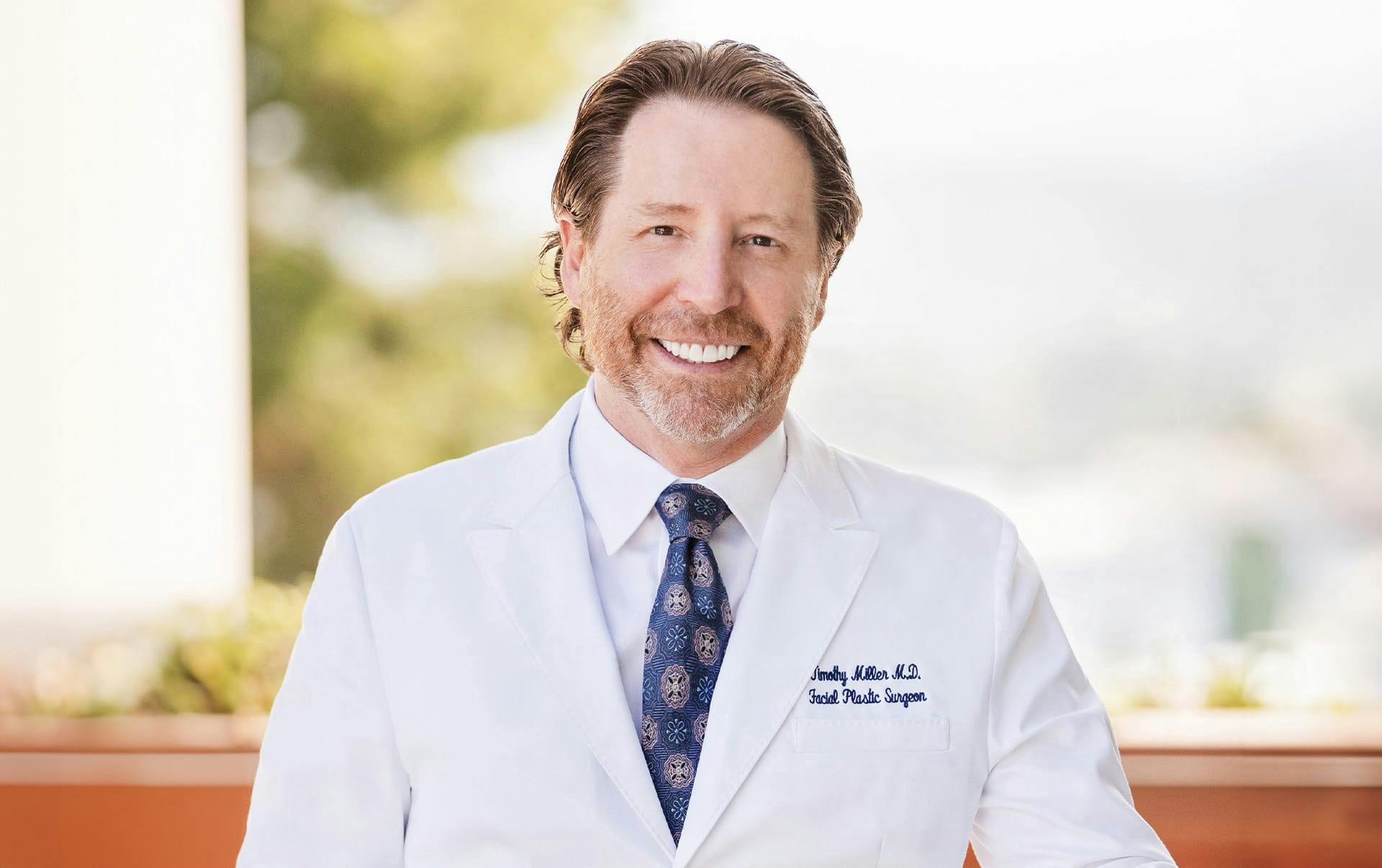 Dr. Miller in doctor attire