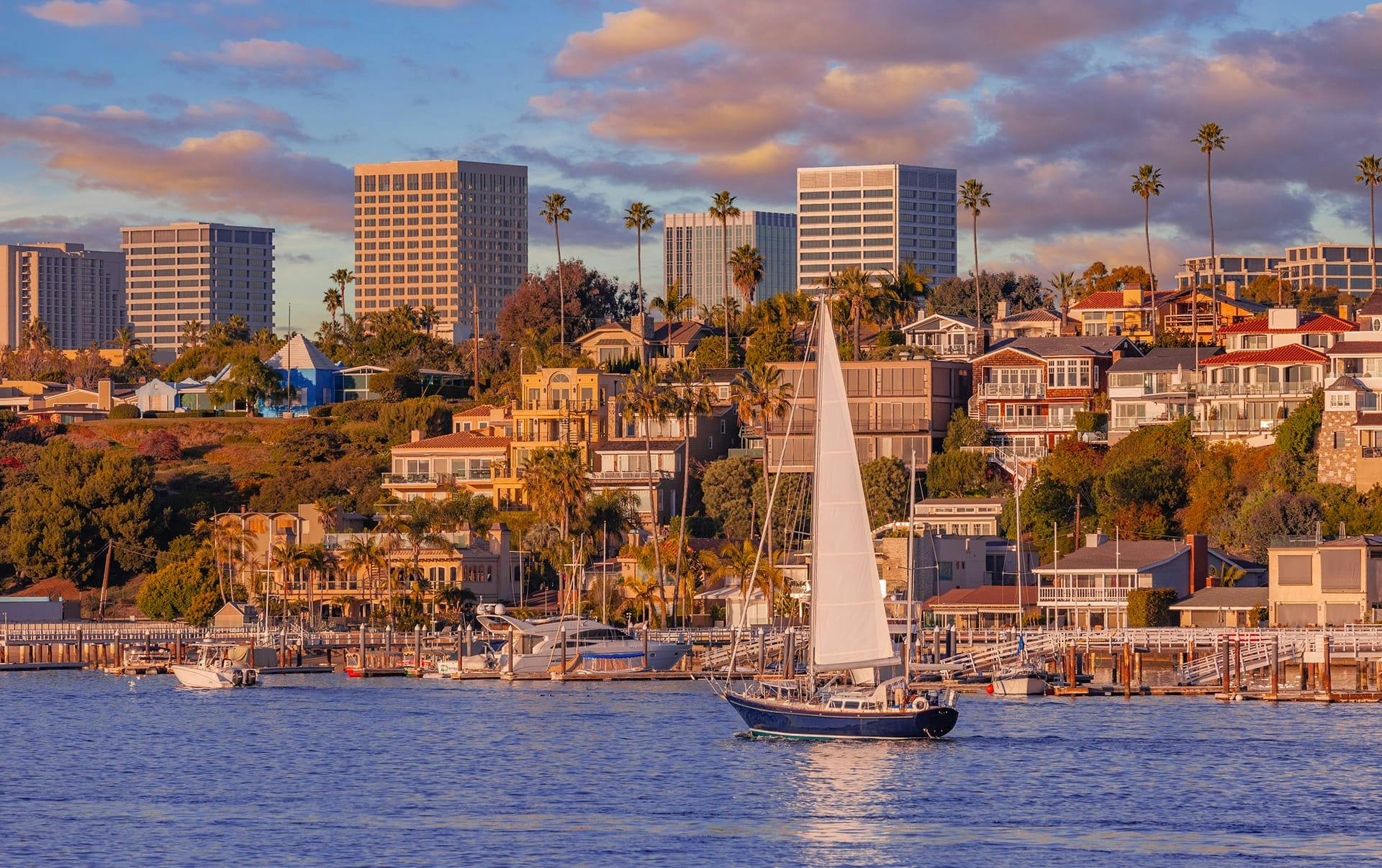costa mesa view from the ocean