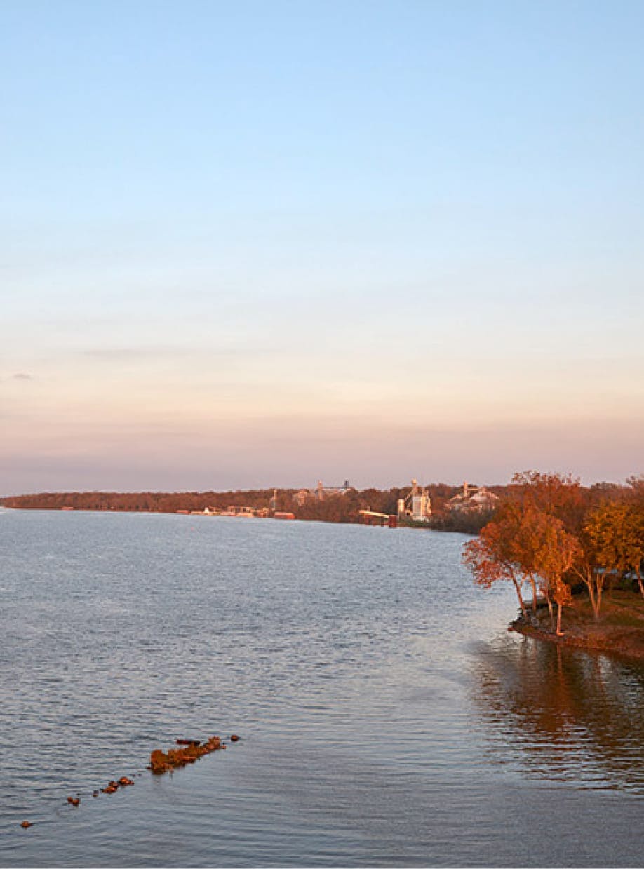 view of a lake