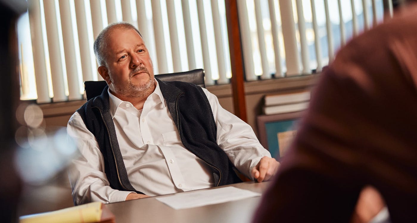 man sitting in chair