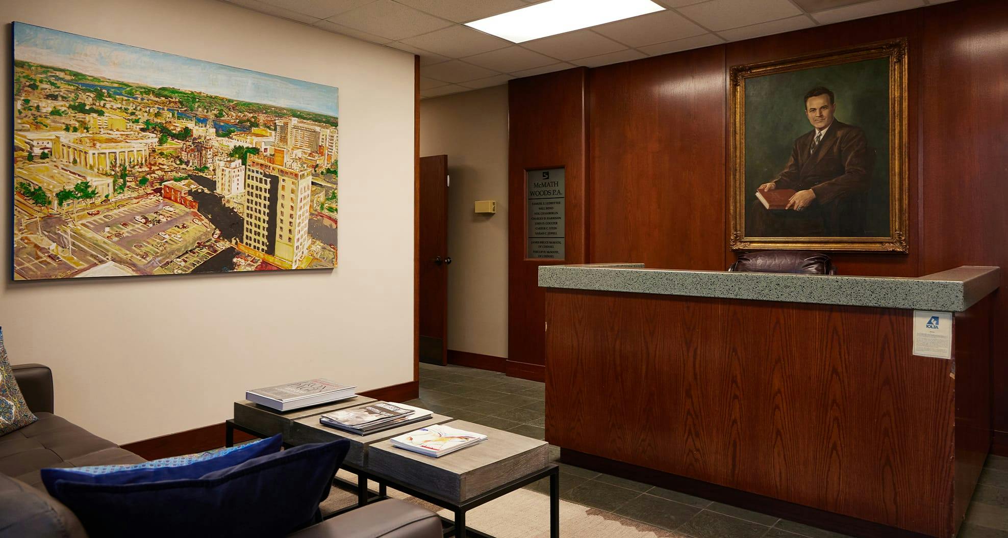 front desk