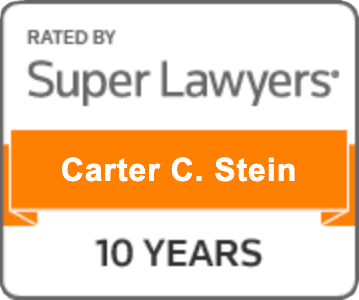 Rated by Super Lawyers – Carter C. Stein, 10 Years