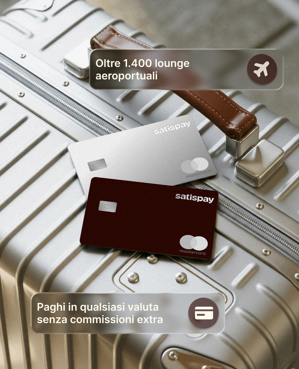 Viaggiare con le carte Satispay