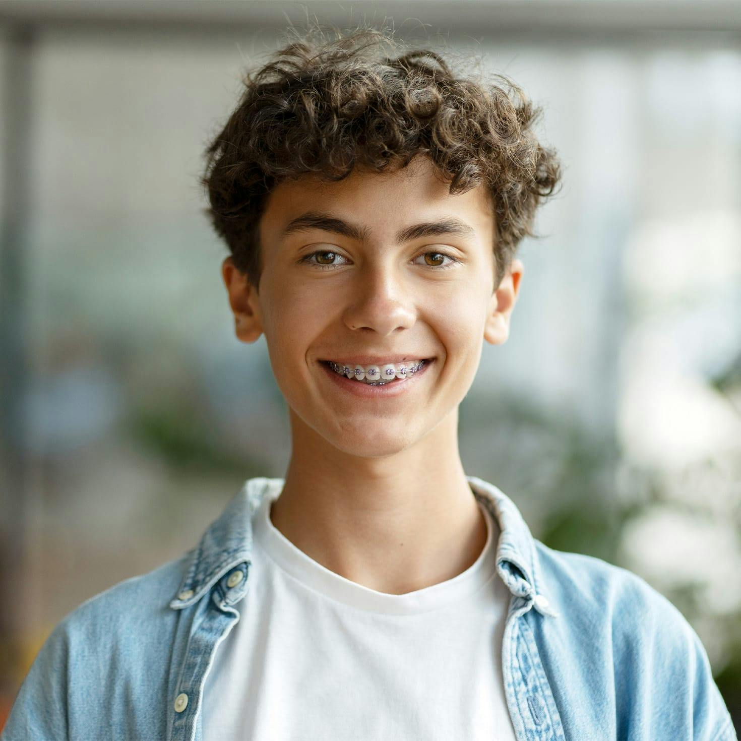 young man smiling