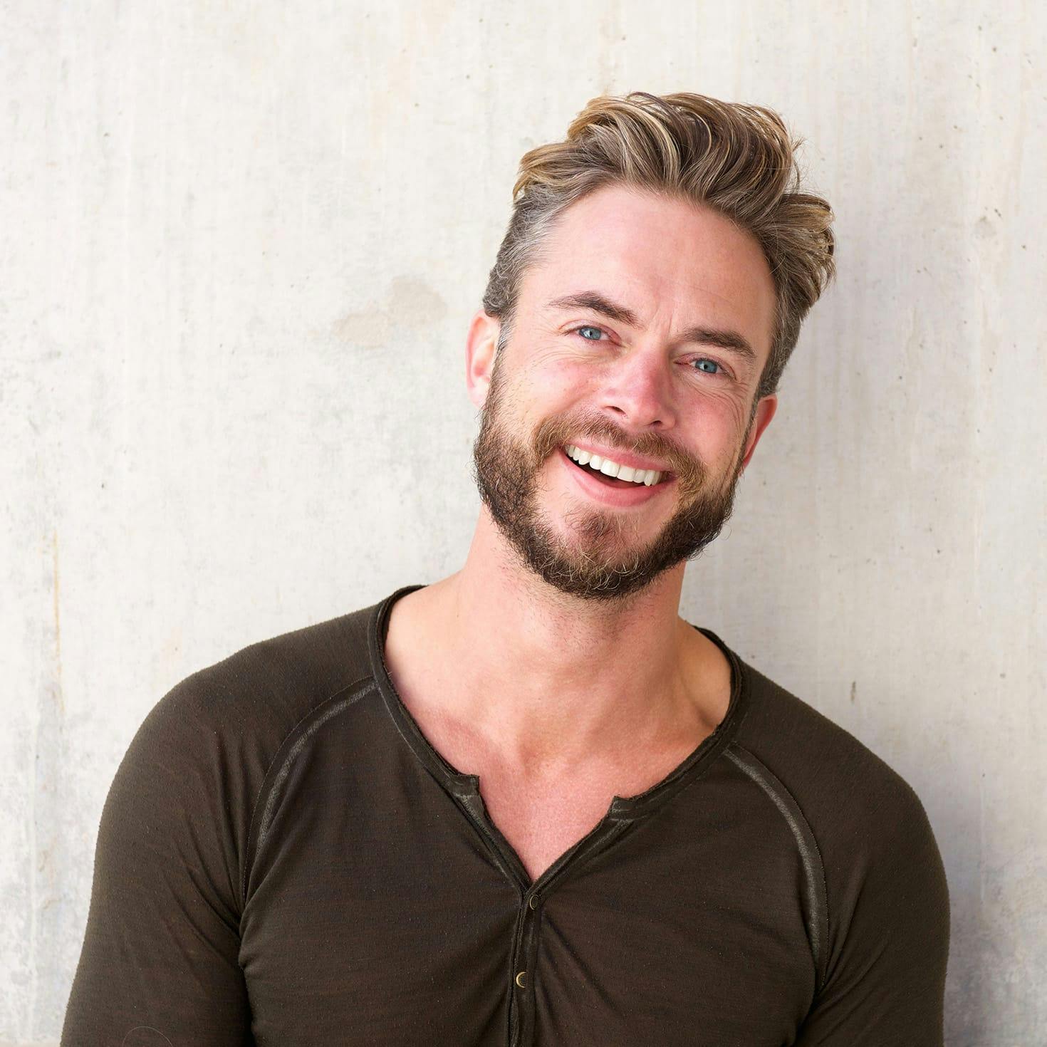 man smiling