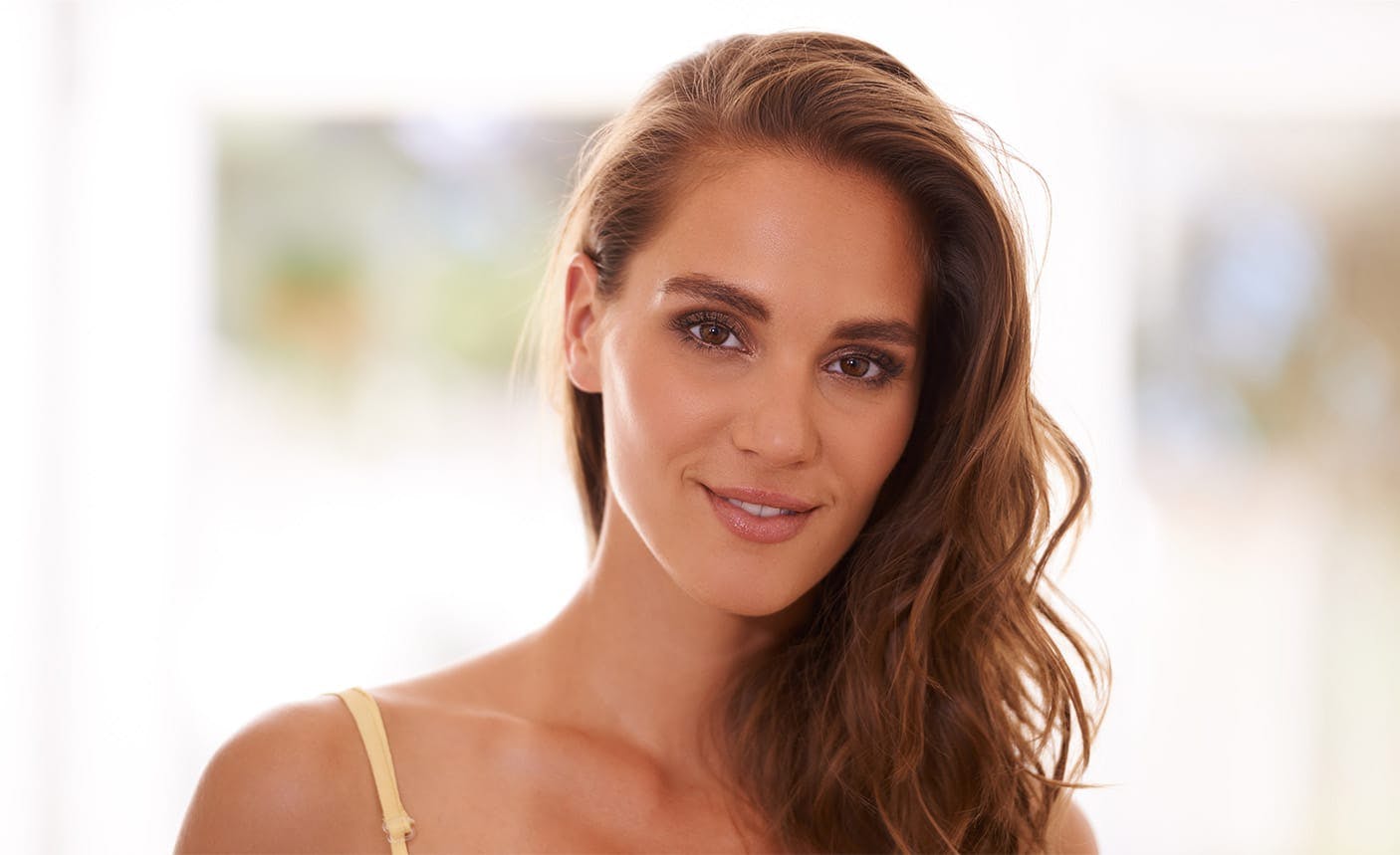 woman smiling