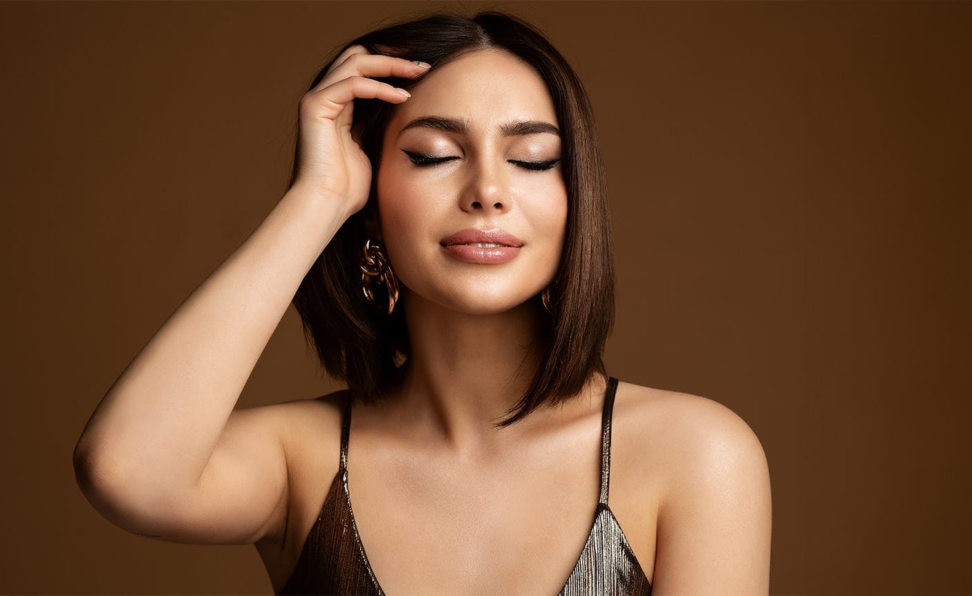 woman smiling