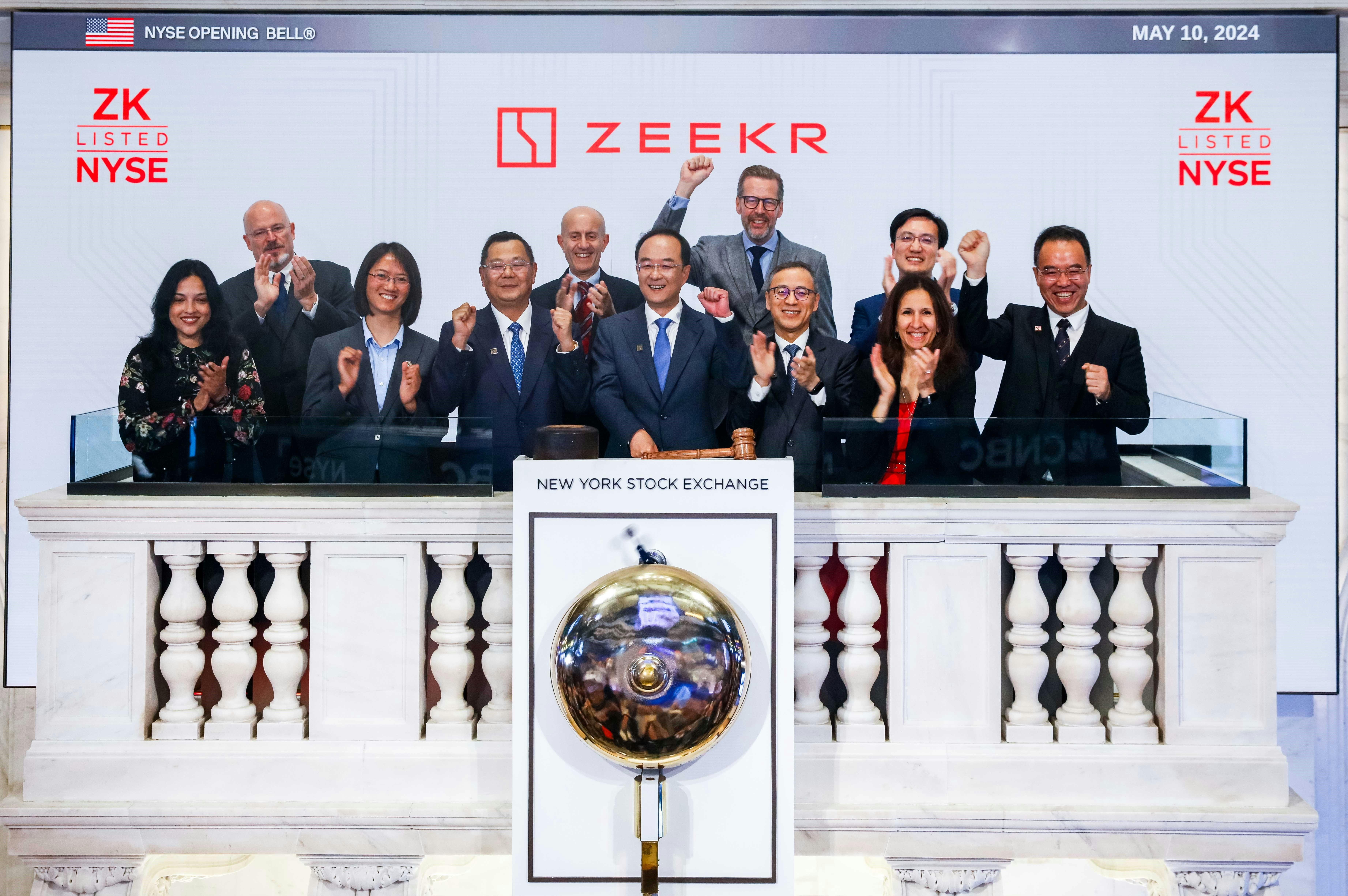 Un hito importante en el viaje global de la empresa Zeekr, tras la finalización de la oferta pública inicial en la Bolsa de Nueva York.