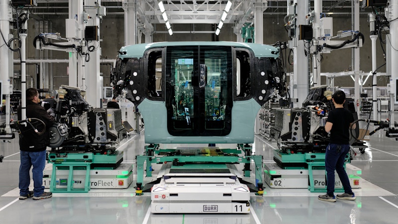Inside the Zoox robotaxi serial production facility