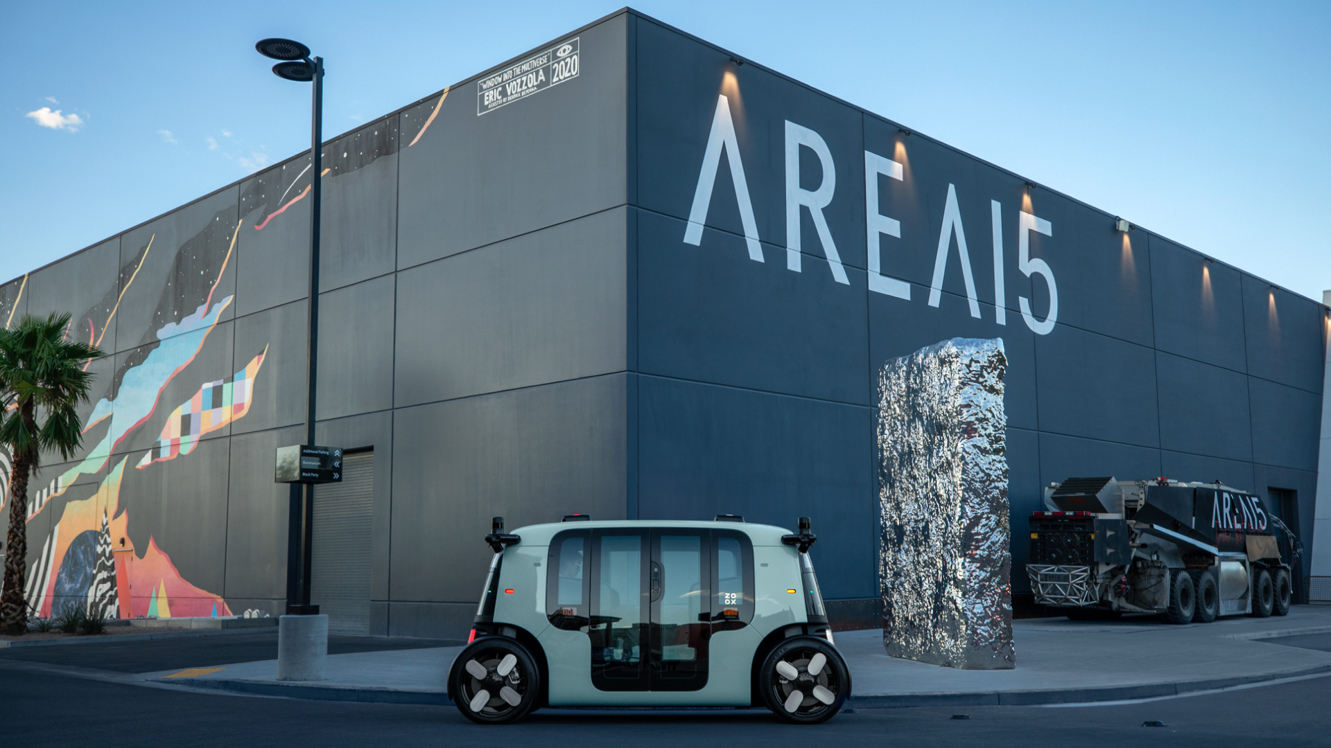 Zoox is the official autonomous ride-hail partner of AREA15 Las Vegas