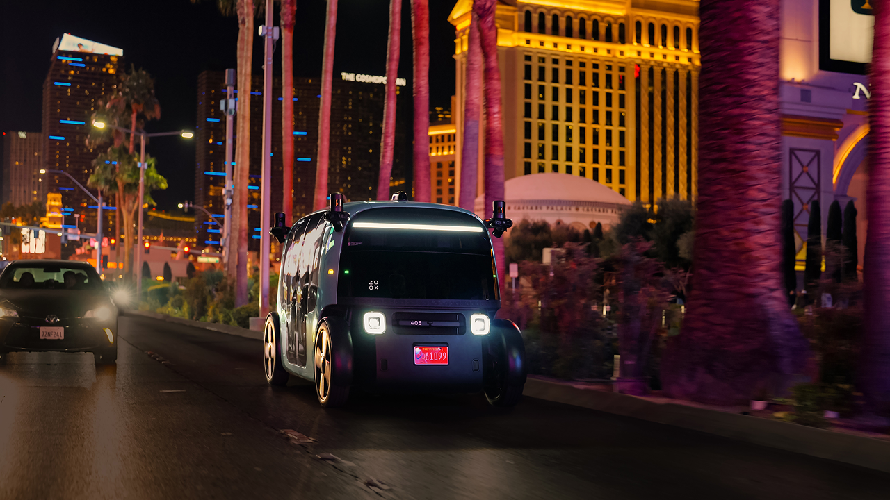 Zoox is the official autonomous ride-hail partner of Sphere in Vegas