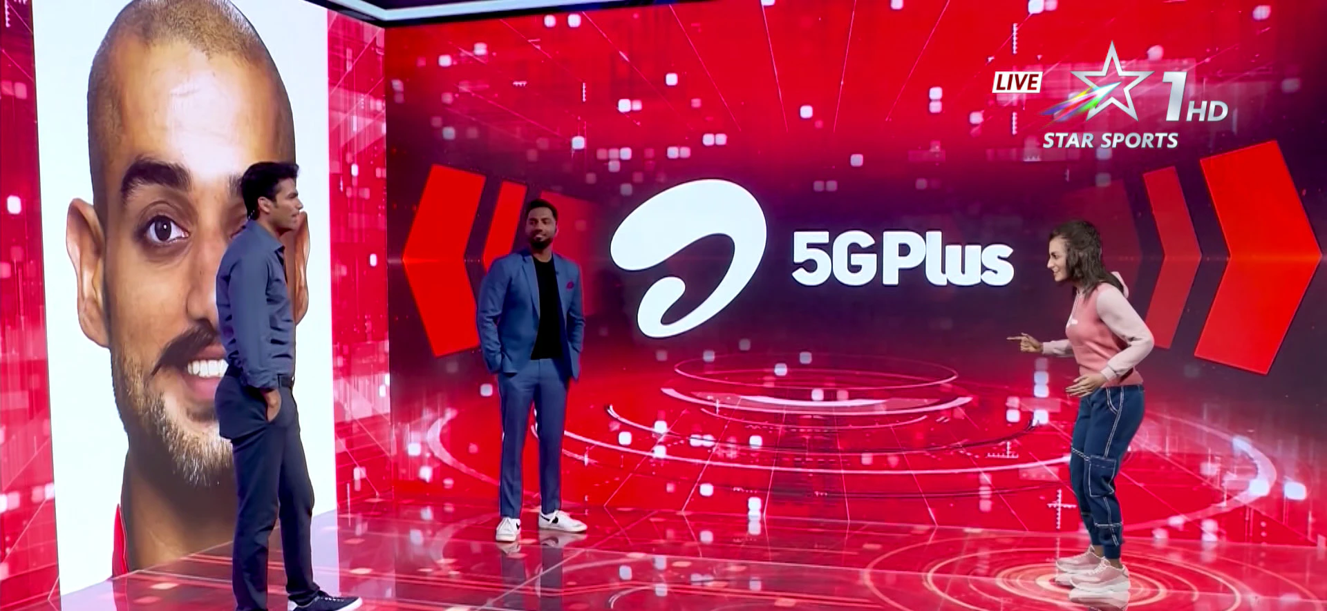 Campaign image for Airtel 5G launch in India