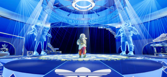 Adidas Ozworld campaign image.