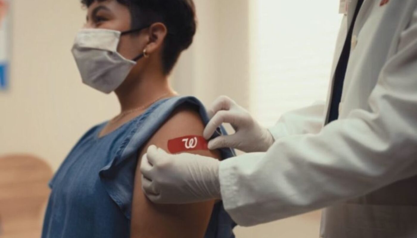 Image of someone receiving the covid-19 vaccine