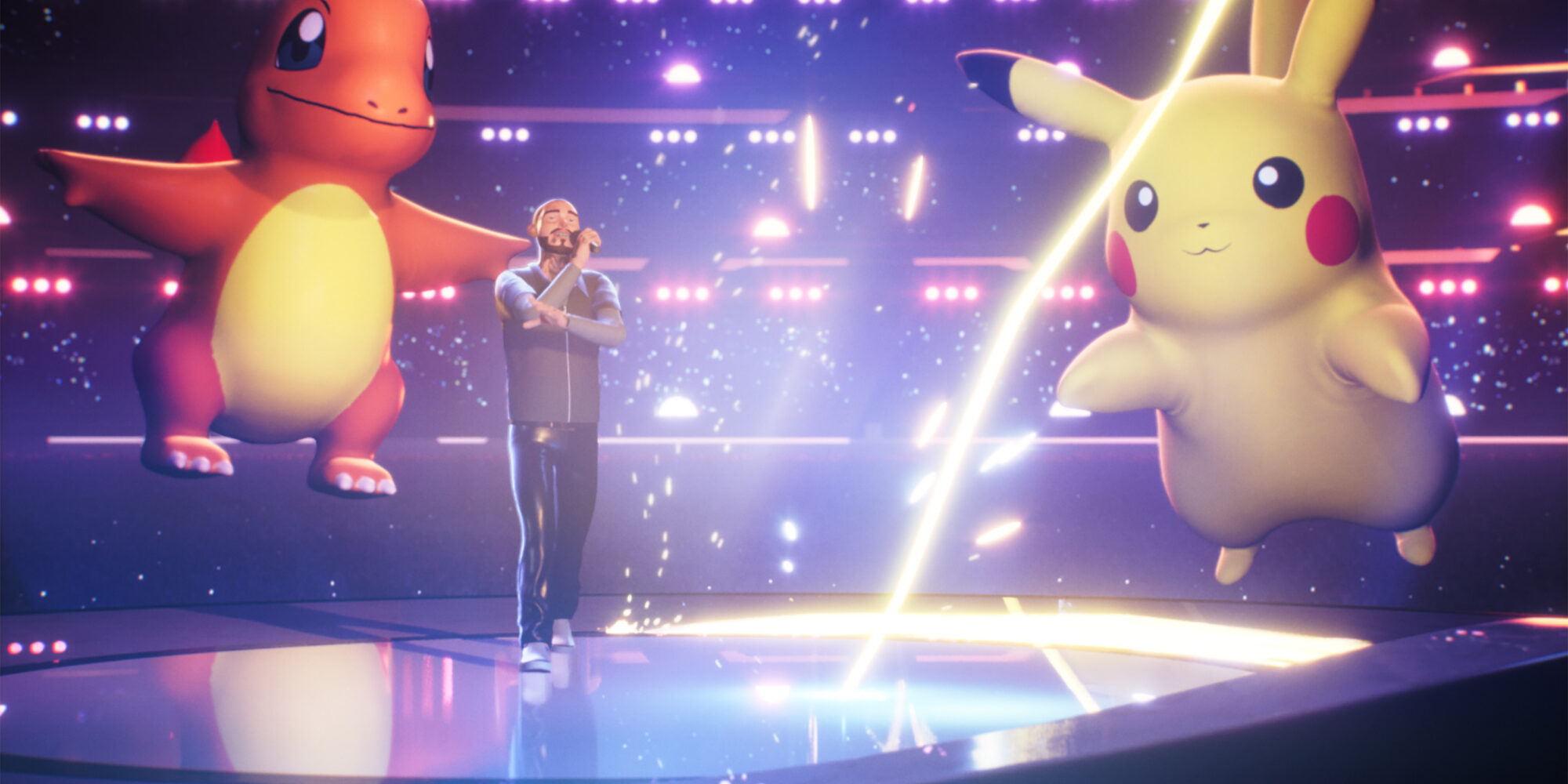 Image of the virtual Pokemon X Post Malone Concert